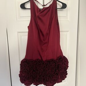 Oh Polly mini dress in red wine